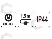 Lauko kištukinių lizdų blokas su smeige | IP44 | 4 x 230 V (YT-81272) 8 Lauko kištukinių lizdų blokas su smeige | IP44 | 4 x 230 V (YT-81272) 8