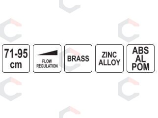 Teleskopinis vandens srovės antgalis | 710–950 mm (YT-89630) 8 Teleskopinis vandens srovės antgalis | 710–950 mm (YT-89630) 8
