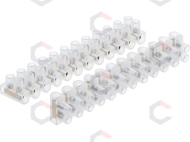 Laidų tvirtinimo gnybtai | 2.5 mm² | 2 vnt. | 12 vnt. blokelis (80725) Laidų tvirtinimo gnybtai | 2.5 mm² | 2 vnt. | 12 vnt. blokelis (80725)