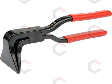 Lakštinio metalo lankstymo žnyplės | išlenktos 90° | 280 mm (YT-5417) Lakštinio metalo lankstymo žnyplės | išlenktos 90° | 280 mm (YT-5417)