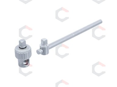 Slankiojanti rankena | 12,5 mm (1/2") | su terkšliniu adapteriu (71047) Slankiojanti rankena | 12,5 mm (1/2") | su terkšliniu adapteriu (71047)