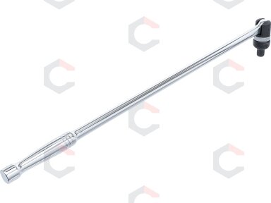 Lanksti rankena su reversine terkšle | išorinis kvadratas 12,5 mm (1/2") | 620 mm (228) Lanksti rankena su reversine terkšle | išorinis kvadratas 12,5 mm (1/2") | 620 mm (228)