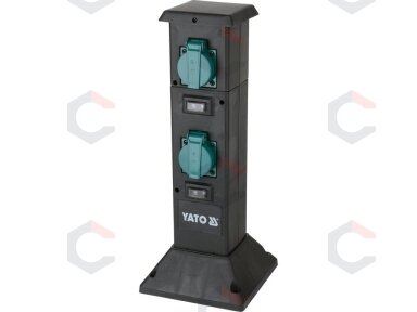 Lauko elektros lizdų stulpelis | IP44 | 4 x 230 V (YT-81274) Lauko elektros lizdų stulpelis | IP44 | 4 x 230 V (YT-81274)