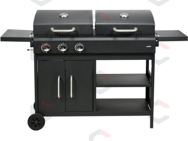 Lauko kepsninė / grilis 2 viename | anglis / dujos | 8,6KW (99649) Lauko kepsninė / grilis 2 viename | anglis / dujos | 8,6KW (99649)