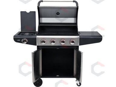 Lauko kepsninė / grilis | dujos | 3 + 1 | nerūdijantis plienas | 12,8 KW (99651) Lauko kepsninė / grilis | dujos | 3 + 1 | nerūdijantis plienas | 12,8 KW (99651)