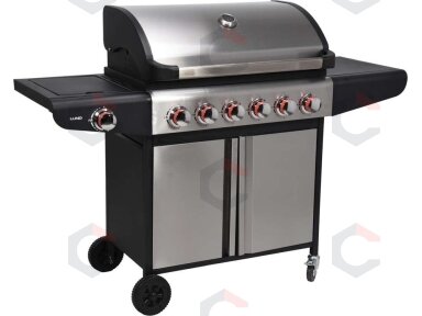 Lauko kepsninė / grilis | dujos | 6 + 1 | nerūdijantis plienas | 18,2 kW (99653) Lauko kepsninė / grilis | dujos | 6 + 1 | nerūdijantis plienas | 18,2 kW (99653)
