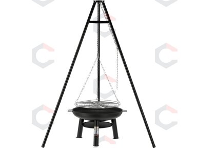 Lauko kepsninė / grilis pakabinamas trikojis | 61 cm (99924)