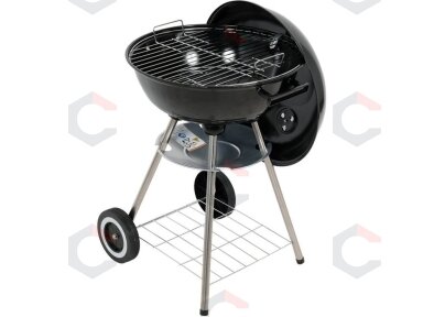 Lauko kepsninė / grilis su dangčiu | Apvalios grotelės 41 cm (99906)