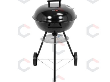 Lauko kepsninė / grilis su dangčiu | Apvalios grotelės 41 cm (99918)