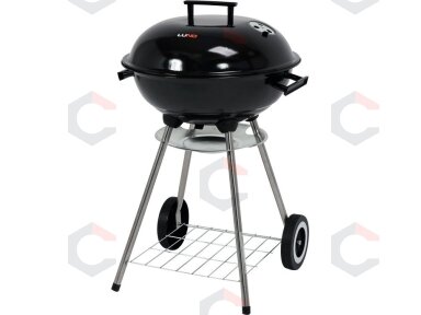 Lauko kepsninė / grilis su dangčiu | Apvalios grotelės 41 cm + dėklas (99583) Lauko kepsninė / grilis su dangčiu | Apvalios grotelės 41 cm + dėklas (99583)