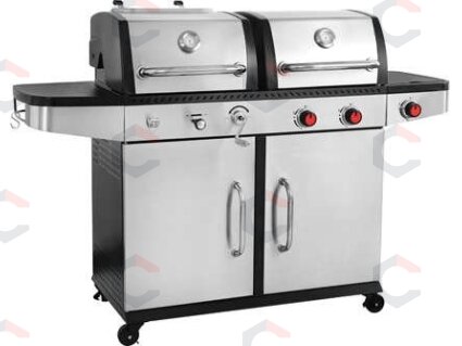 Lauko kepsninė / grilis | 2 viename | anglis / dujos | Nerūdijantis plienas | 8.2 kW (YG-20030) 6