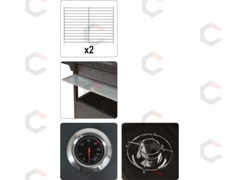 Lauko kepsninė / grilis | dujos | 3 + 1 | 11,6 KW (99646) 10