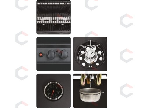 Lauko kepsninė / grilis | 2+1 | dujos | 8 kW (99645) 12 Lauko kepsninė / grilis | 2+1 | dujos | 8 kW (99645) 12
