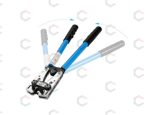 Laidų presavimo replės | 6–50 mm² | plieninės | ergonomiškos rankenos (CT01) 6 Laidų presavimo replės | 6–50 mm² | plieninės | ergonomiškos rankenos (CT01) 6