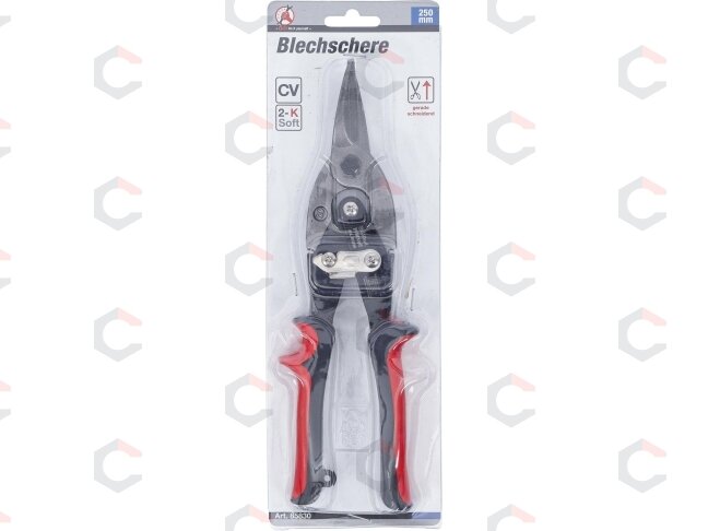 Lakštinio metalo profilio žirklės | kairysis / tiesus pjovimas | 250 mm (85832) 3