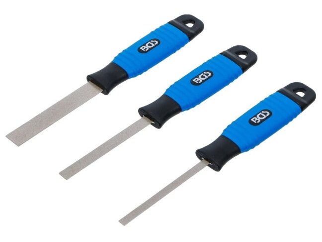 Lanksčių deimantinių dildžių rinkinys BGS | 0,6 mm | 3 vnt. (74737) Lanksčių deimantinių dildžių rinkinys BGS | 0,6 mm | 3 vnt. (74737)