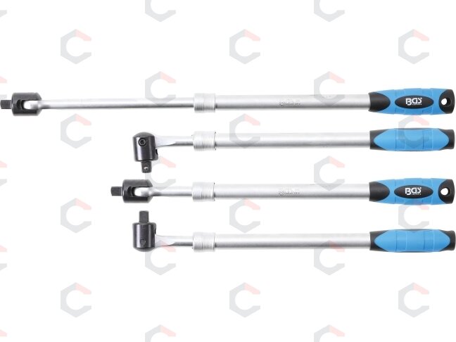 Lanksti rankena, ištraukiama | išorinis kvadratas 12,5 mm (1/2") | 450 - 600 mm (258) 2 Lanksti rankena, ištraukiama | išorinis kvadratas 12,5 mm (1/2") | 450 - 600 mm (258) 2