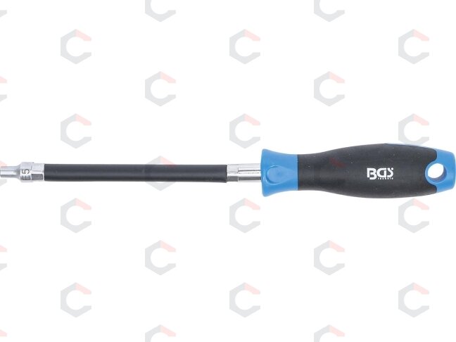 Lanksti rankena su galvute | E tipas E 5 | Spyruoklės ilgis 150 mm (70021) 2 Lanksti rankena su galvute | E tipas E 5 | Spyruoklės ilgis 150 mm (70021) 2