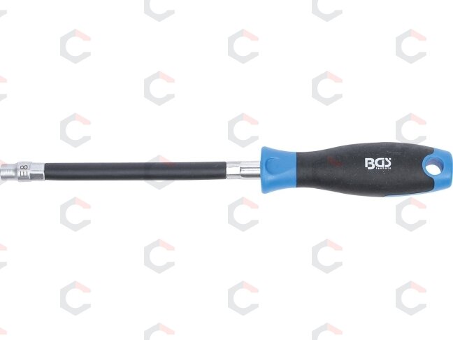 Lanksti rankena su galvute | E tipas E 8 | Spyruoklės ilgis 150 mm (70024) 2 Lanksti rankena su galvute | E tipas E 8 | Spyruoklės ilgis 150 mm (70024) 2