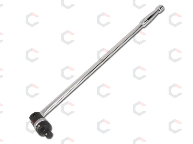 Lanksti rankena su reversine terkšle | išorinis kvadratas 12,5 mm (1/2") | 620 mm (228) 4