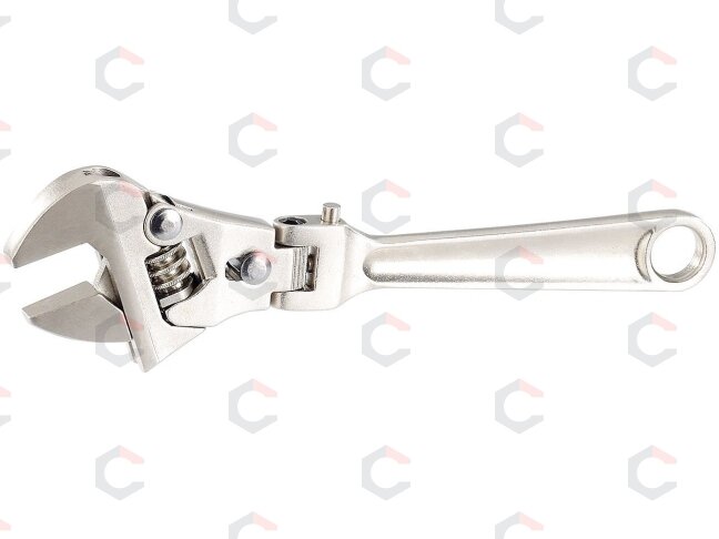 Lankstus reguliuojamas raktas | su terkšle | 250 mm (RW1202-10) 4 Lankstus reguliuojamas raktas | su terkšle | 250 mm (RW1202-10) 4