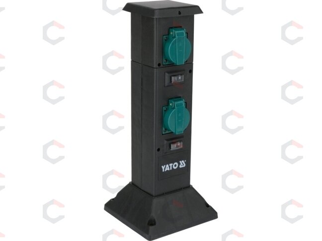 Lauko elektros lizdų stulpelis | IP44 | 4 x 230 V (YT-81274) 2 Lauko elektros lizdų stulpelis | IP44 | 4 x 230 V (YT-81274) 2