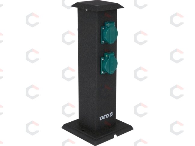 Lauko elektros lizdų stulpelis | plieninis | IP44 | 4 x 230 V (YT-81275) 1 Lauko elektros lizdų stulpelis | plieninis | IP44 | 4 x 230 V (YT-81275) 1