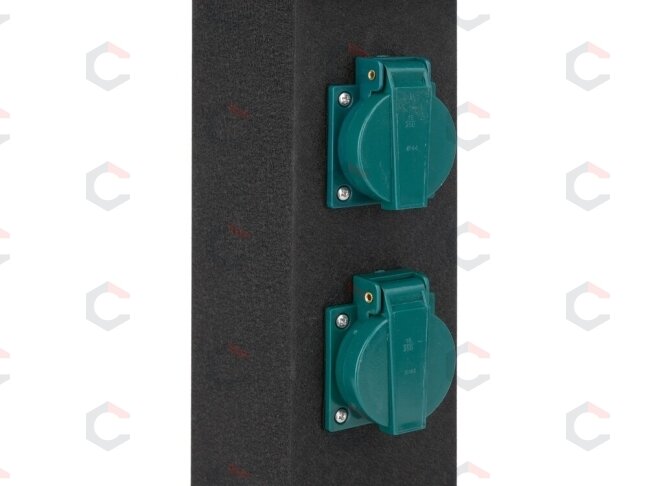 Lauko elektros lizdų stulpelis | plieninis | IP44 | 4 x 230 V (YT-81275) 3 Lauko elektros lizdų stulpelis | plieninis | IP44 | 4 x 230 V (YT-81275) 3