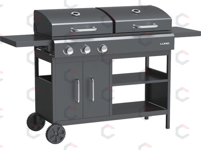 Lauko kepsninė / grilis 2 viename | anglis / dujos | 8,6KW (99649) Lauko kepsninė / grilis 2 viename | anglis / dujos | 8,6KW (99649)