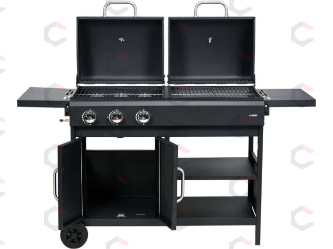 Lauko kepsninė / grilis 2 viename | anglis / dujos | 8,6KW (99649) 3 Lauko kepsninė / grilis 2 viename | anglis / dujos | 8,6KW (99649) 3