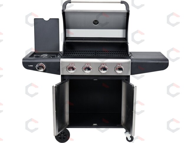 Lauko kepsninė / grilis | dujos | 4 + 1 | nerūdijantis plienas | 16 KW (99652) 2 Lauko kepsninė / grilis | dujos | 4 + 1 | nerūdijantis plienas | 16 KW (99652) 2