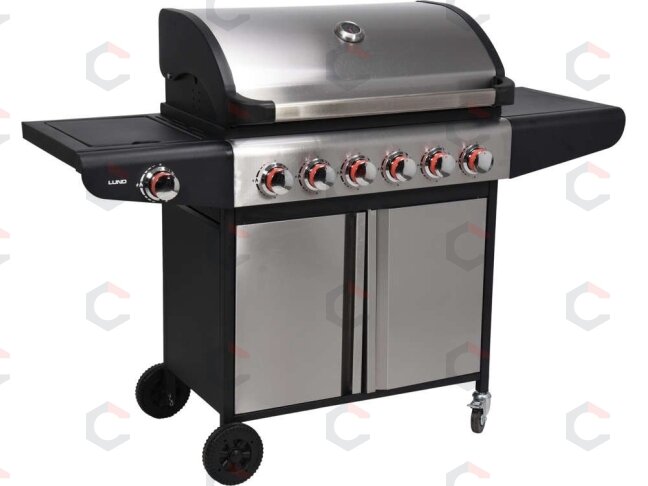 Lauko kepsninė / grilis | dujos | 6 + 1 | nerūdijantis plienas | 18,2 kW (99653) 1