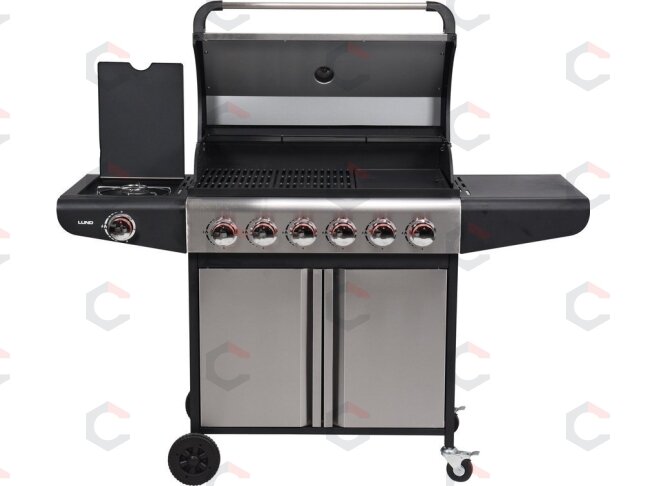 Lauko kepsninė / grilis | dujos | 6 + 1 | nerūdijantis plienas | 18,2 kW (99653) 4