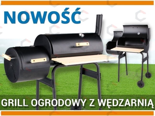 Lauko kepsninė / grilis | su dangčiu ir grotelėmis | 60 cm (99513) 8