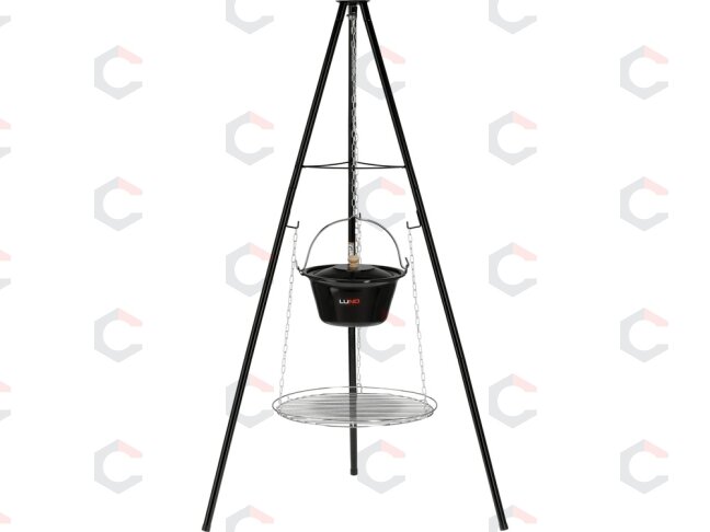 Lauko kepsninė / katiliukas su dangčiu | pakabinamas | 49 cm (99933) Lauko kepsninė / katiliukas su dangčiu | pakabinamas | 49 cm (99933)