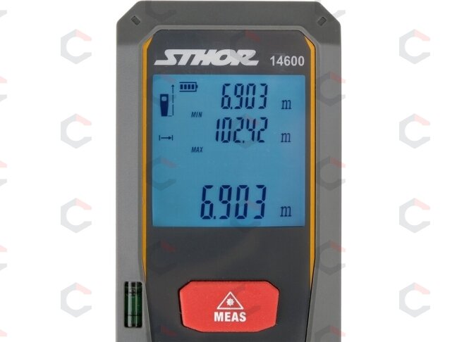Lazerinis atstumo matuoklis | LCD ekranas | 0,05 - 40 m (14600) 5 Lazerinis atstumo matuoklis | LCD ekranas | 0,05 - 40 m (14600) 5