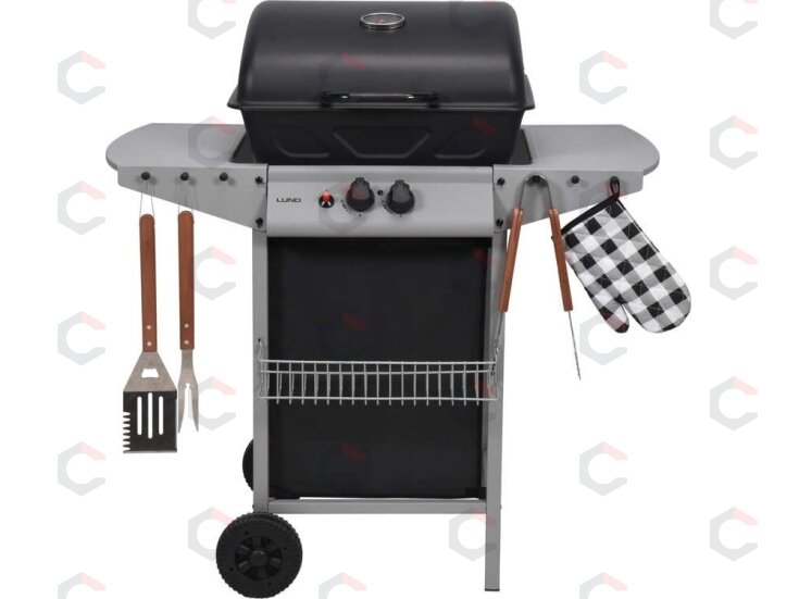 Lauko kepsninė / grilis | 2 degikliai | dujos | 5.5 kW (99644) 5