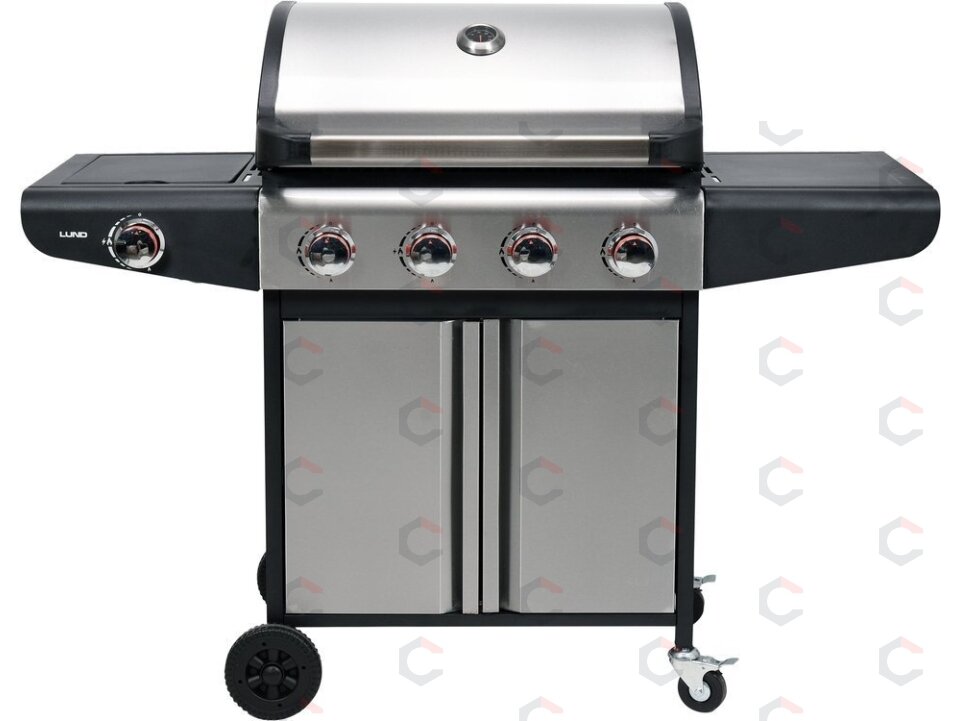 Lauko kepsninė / grilis | dujos | 4 + 1 | nerūdijantis plienas | 16 KW (99652) 1 Lauko kepsninė / grilis | dujos | 4 + 1 | nerūdijantis plienas | 16 KW (99652) 1