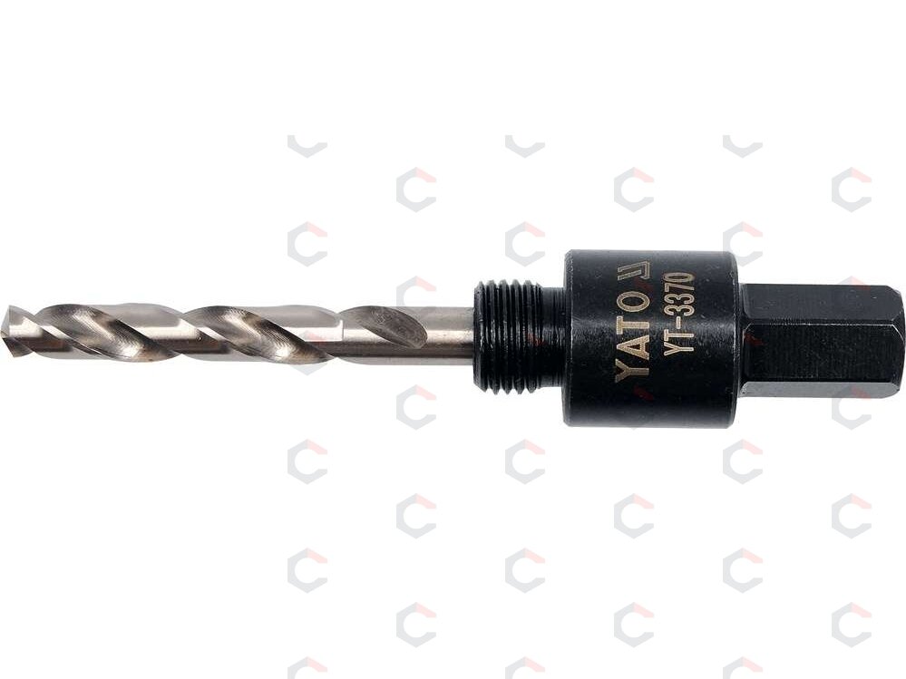 Laikiklis gręžimo karūnai 14-30 mm, 1/2", HEX antgalis (YT-3370) Laikiklis gręžimo karūnai 14-30 mm, 1/2", HEX antgalis (YT-3370)