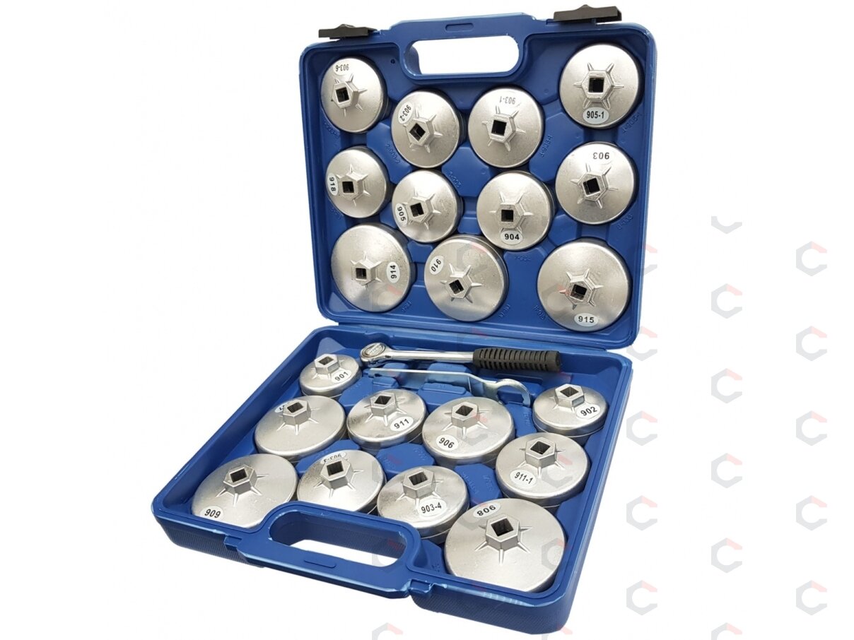 Lėkštelės tepalo filtrui | aliumininės | su terkšle 12.5 mm (1/2") | 23 vnt. (WS2705) 1
