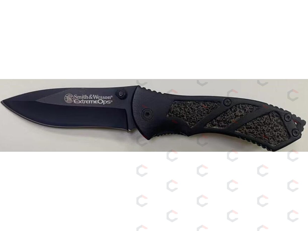 Lenktinis peilis | juoda apdaila su matine tekstūra | 16.3 cm (FK6) 6