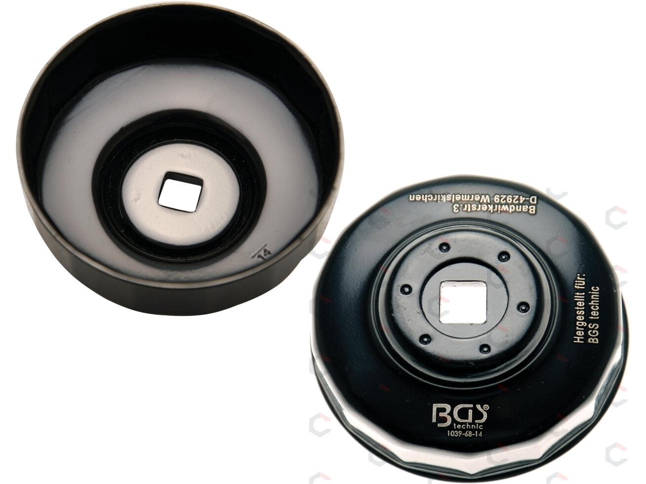 Lėkštelė tepalo filtrui | 14 kampų | Ø 68 mm | Ford, Mazda, Subaru (1039-68-14) 4 Lėkštelė tepalo filtrui | 14 kampų | Ø 68 mm | Ford, Mazda, Subaru (1039-68-14) 4