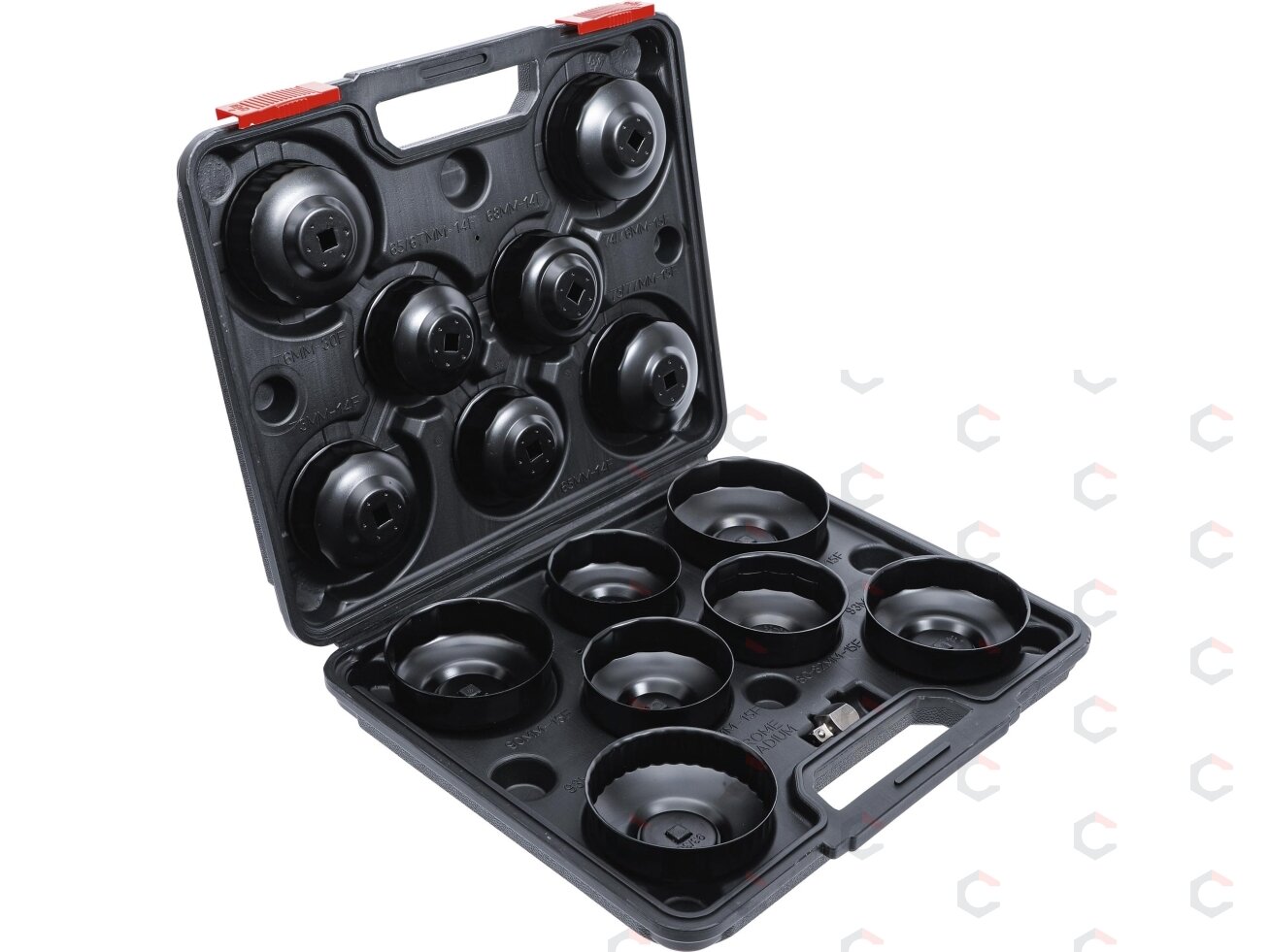 Lėkštelių rinkinys tepalo filtrui | 10 mm (3/8") | 14 vnt. (91036) 1 Lėkštelių rinkinys tepalo filtrui | 10 mm (3/8") | 14 vnt. (91036) 1
