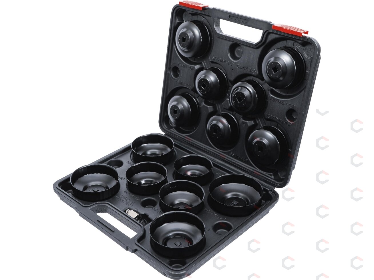 Lėkštelių rinkinys tepalo filtrui | 10 mm (3/8") | 14 vnt. (91036) 2 Lėkštelių rinkinys tepalo filtrui | 10 mm (3/8") | 14 vnt. (91036) 2