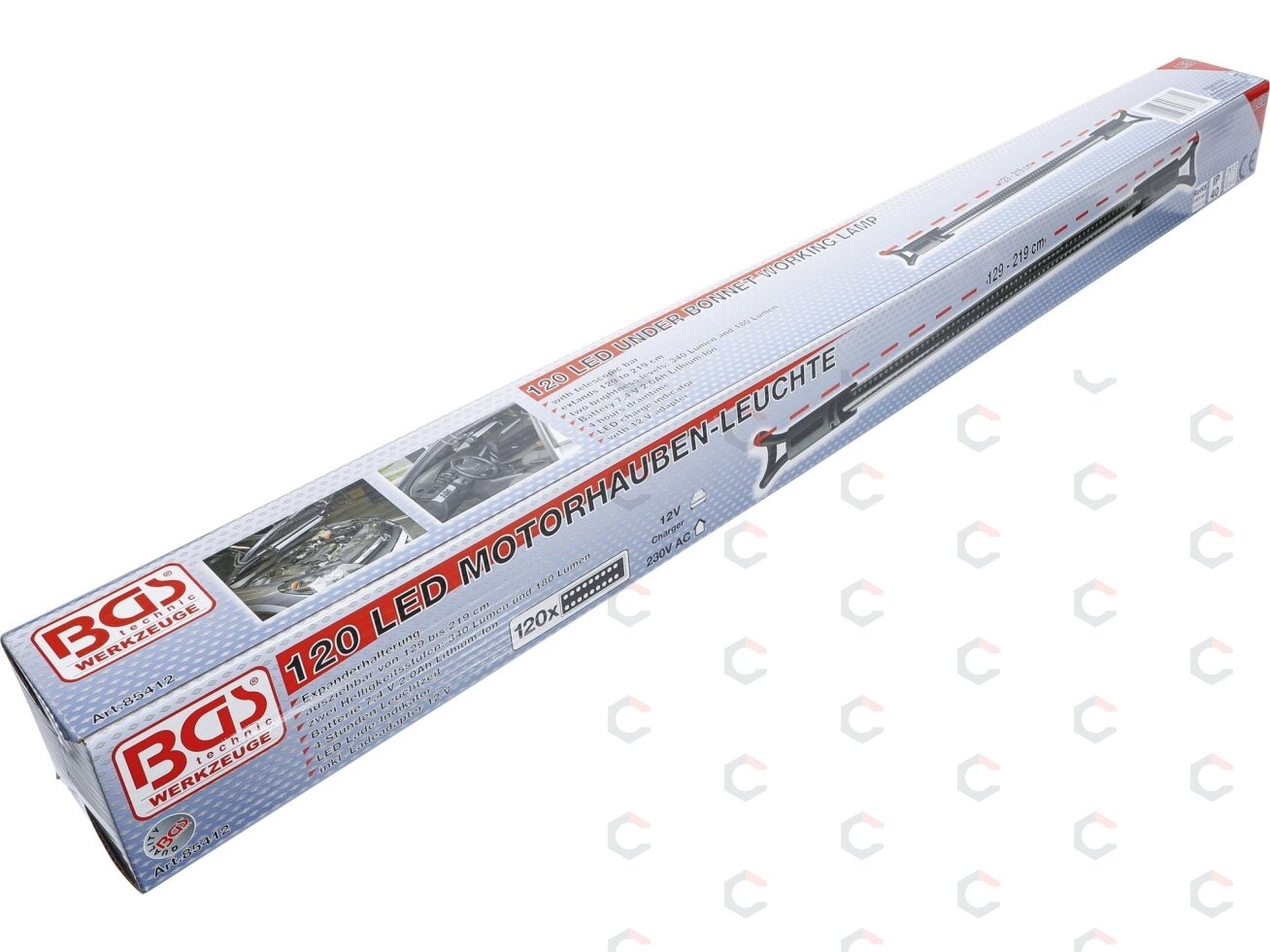 Lempa tvirtinama po variklio dangčiu | akumuliatorinė | Led (85412) 2