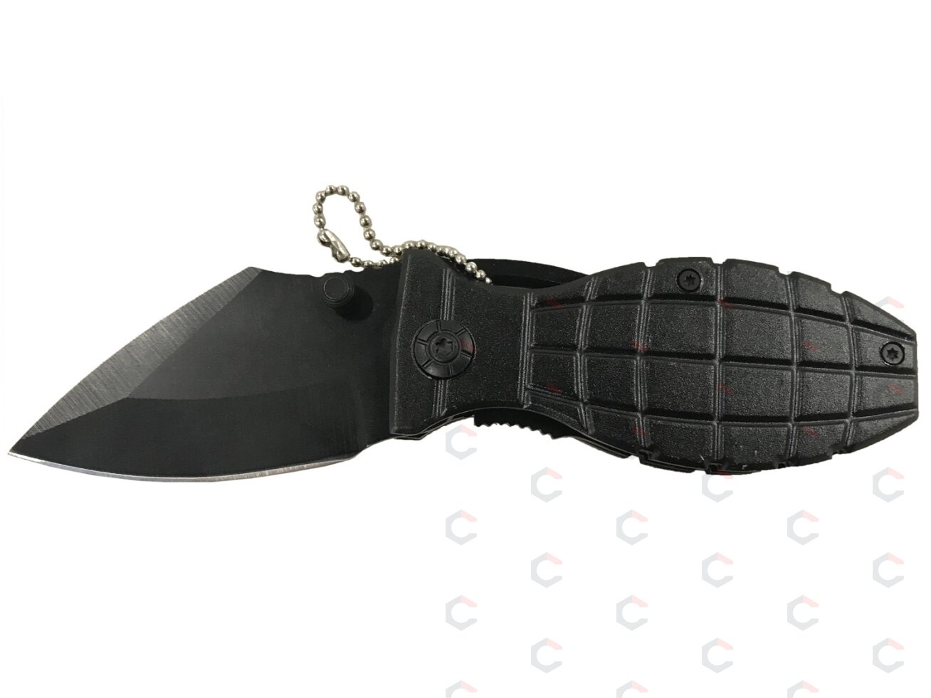 Lenktinis peilis | rankena aliuminis su juoda apdaila | 15.5 cm (FK6B) 1
