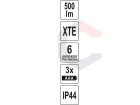 Galvos žibintas 500 lm 70 m 3 x AAA (YT-08595) 6 Galvos žibintas 500 lm 70 m 3 x AAA (YT-08595) 6