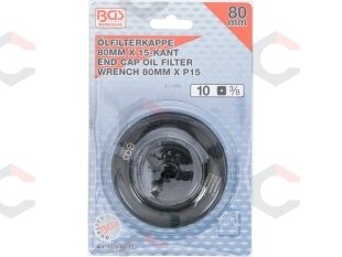 Lėkštelė tepalo filtrui | 15-kampų | Ø 80 mm | Honda, Mazda, Nissan, Opel (1039-80-15) 3 Lėkštelė tepalo filtrui | 15-kampų | Ø 80 mm | Honda, Mazda, Nissan, Opel (1039-80-15) 3