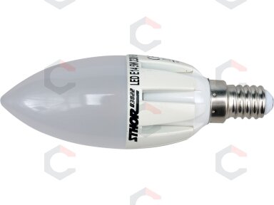 LED lemputė C37 E14 230V 5W 320LM 3000K (83822) LED lemputė C37 E14 230V 5W 320LM 3000K (83822)