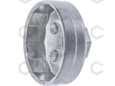 Lėkštelė tepalo filtrui aliumininė | 14-kampų | Ø 64 mm | Daihatsu, Fiat, Nissan, Toyota (1042)